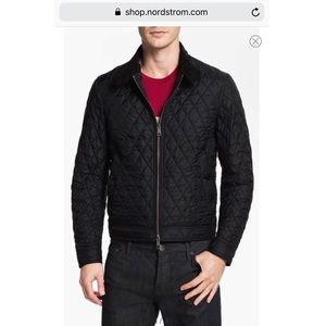 Burberry Brit “Howson” Quilted Bomber Jacket